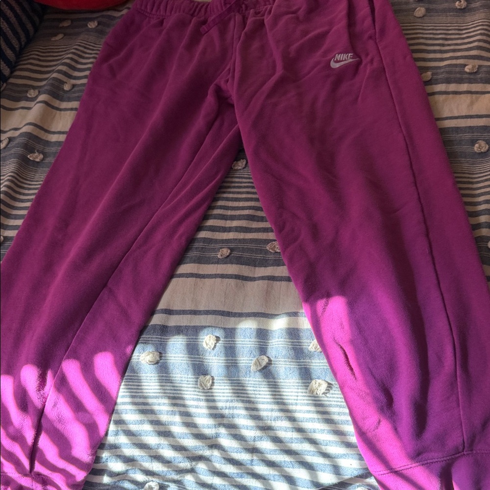 Nike Kids Magenta Joggers
